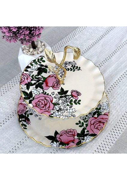 Roseline Altın Yaldızlı Kurabiyelik