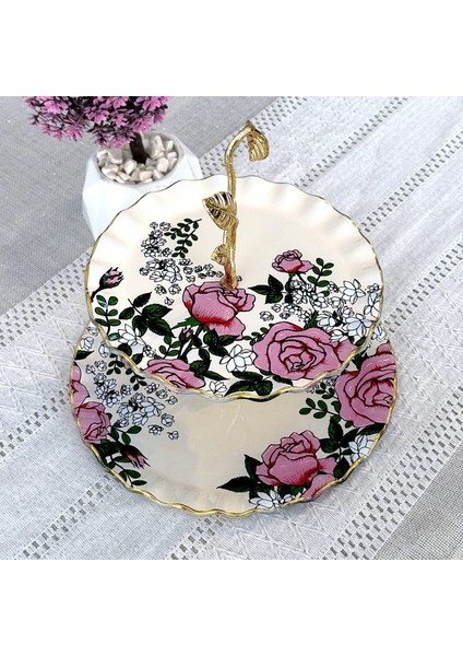 Roseline Altın Yaldızlı Kurabiyelik modelleri