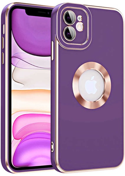 iPhone 12 Uyumlu Zıvo Kongo Kapak-Koyu Mor