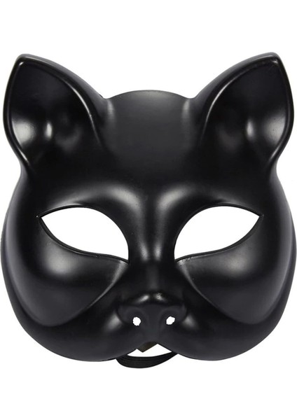 Siyah Renk Lüks Kedi Maskesi 12X13 cm fırsatları