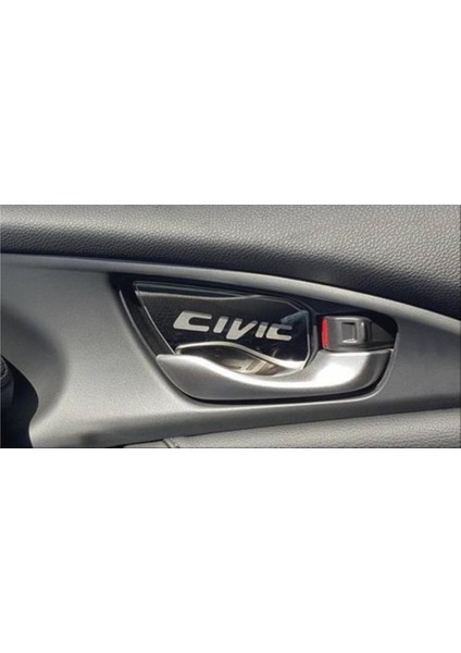 Honda - Civic Fc5 2016-2020 Uyumlu Iç Kapi Kolu Iç Kaplama Füme fiyatları