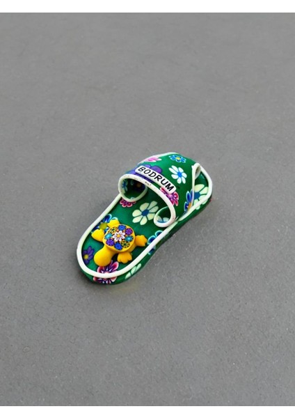Bodrum Temalı Hamur Magnet 4cm x 7cm Yeşil fiyatları