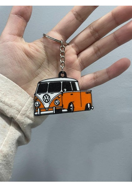 Tos Tos Araba Kombi Sevimli Figür Karakter Anahtarlık