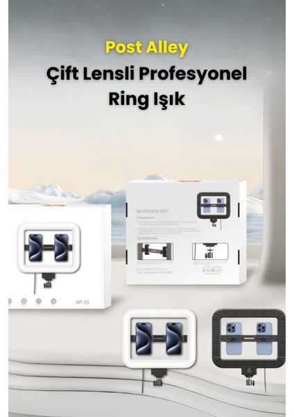 Çift Lensli Profesyonel Ring Light fiyatları