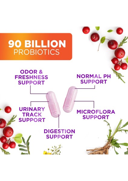Probiotics For Women – 90 B Cfu, 16 Suş, Prebiotik & Yabanmersini Içerir | 120 Kapsül fiyatları