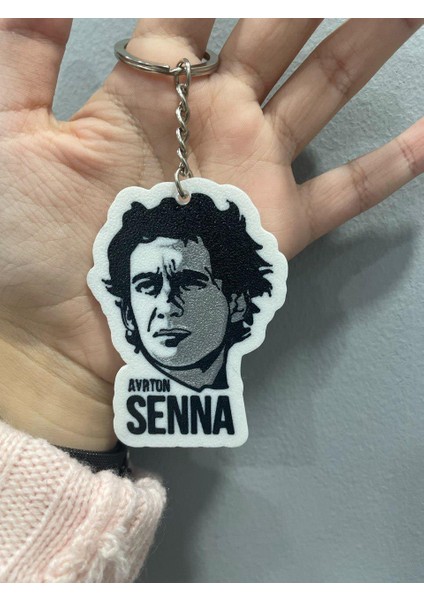 Ayrton Senna Sevimli Figür Karakter Anahtarlık