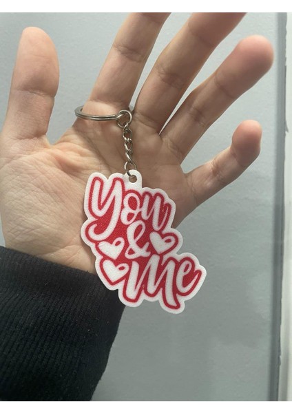 Sen ve Ben You & Me Sevimli Figür Karakter Anahtarlık