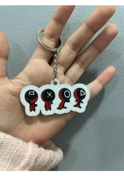 Squid Game Sevimli Figür Karakter Anahtarlık