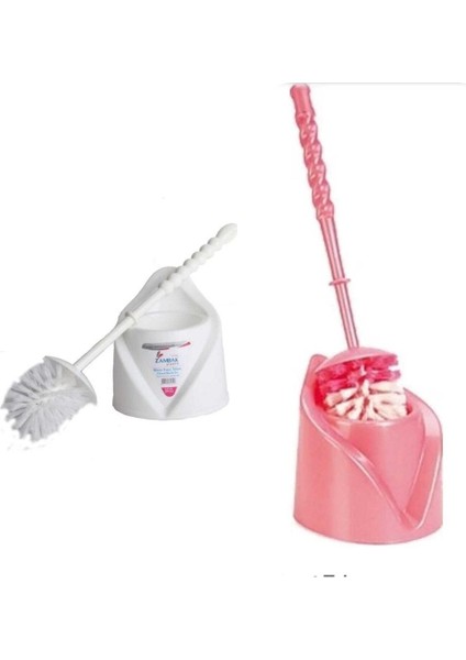 Renkli Klozet Fırça Takımı, Şık ve Kullanışlı Banyo Aksesuarı