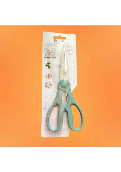 Yeşil Çok Amaçlı Tasarım Makas, Çok Yönlü Kullanım, Pratik ve Şık Tasarım