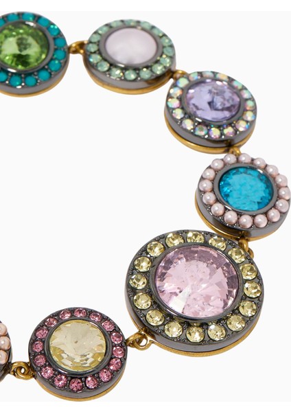 Octavia Bracelet, Pastel Kristal ve Inci Detaylı Zarif Bileklik fiyatları
