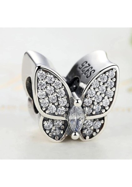 925 Ayar Gümüş Muhteşem Kelebek Charm Boncuk 1 Adet fiyatları