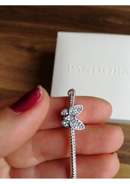 925 Ayar Gümüş Muhteşem Kelebek Charm Boncuk 1 Adet modelleri