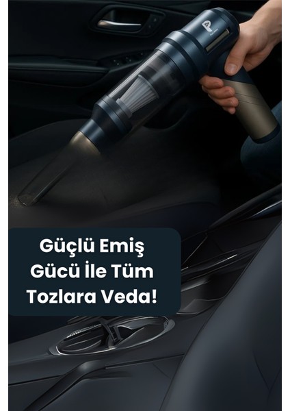 2in1 Katlanabilir 15000PA Vakumlu Üflemeli Araç Süpürgesi modelleri