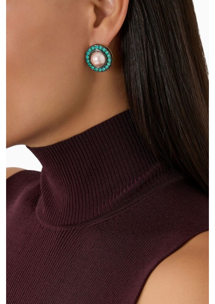 Octavia Çivili Küpeler, Zarif Kristal Detaylı Şık Takı fiyatları