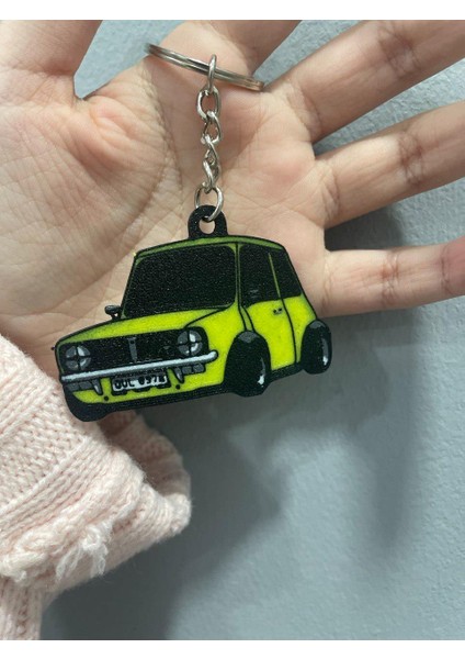 Austin Mini Clubman Sevimli Figür Karakter Anahtarlık
