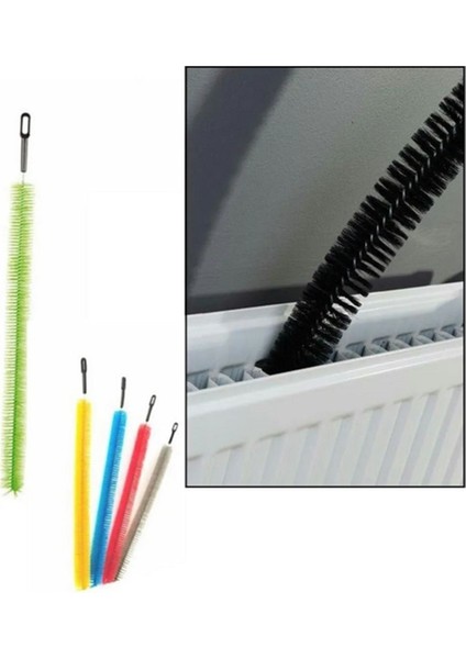 Beyaz Kalorifer Petek Temizleme Fırçası, Kolay ve Hızlı Toz Alma Için Idealdir