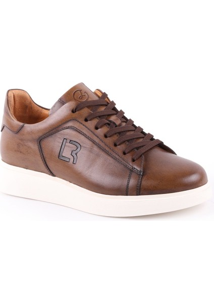 L4617 Ceviz Hakiki Deri Erkek Spor Ayakkabı