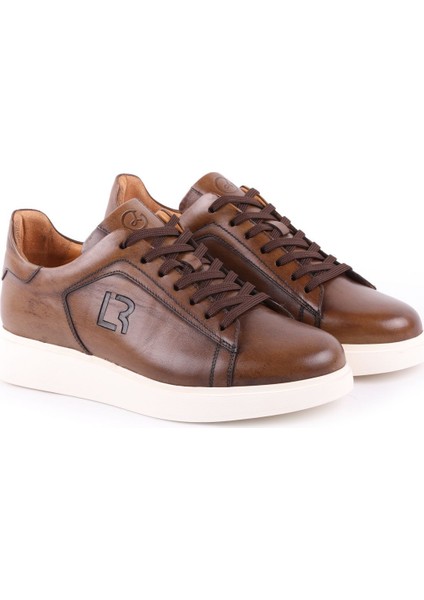 L4617 Ceviz Hakiki Deri Erkek Spor Ayakkabı modelleri