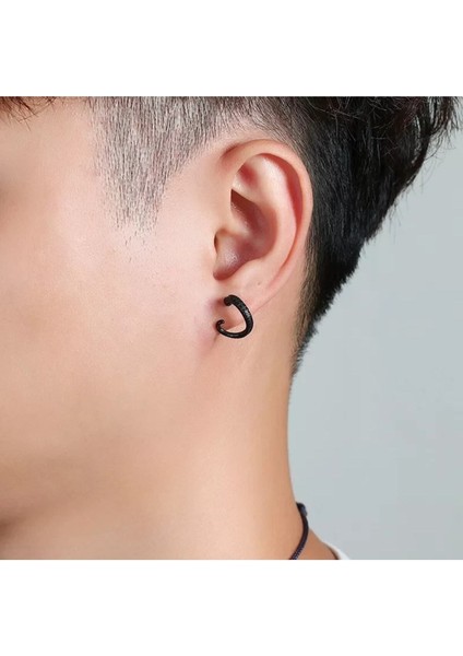 Cerrahi Çelik Ahtapot Kolu Erkek Küpesi/piercing - Bar Uzunluğu : 6 Mm- 1 Adet modelleri
