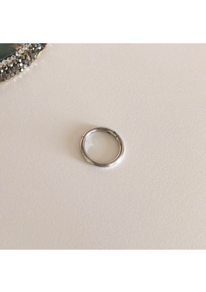Cerrahi Çelik Kilitli Halka Piercing-Lock- 1 Adet modelleri