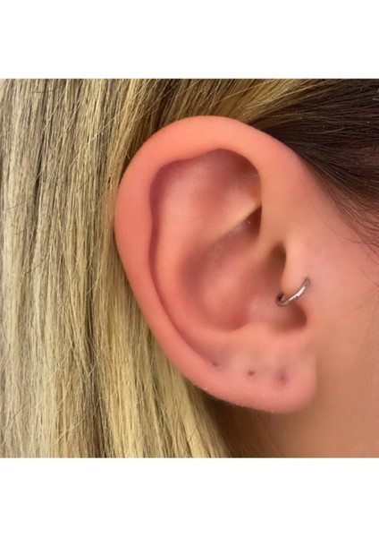 Cerrahi Çelik Kilitli Halka Piercing-Lock- 1 Adet fırsatları