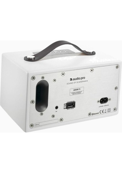 T3+ Beyaz Taşınabilir Bluetooth Hoparlör, Uzun Pil Ömrü, Kompakt Tasarım fiyatları