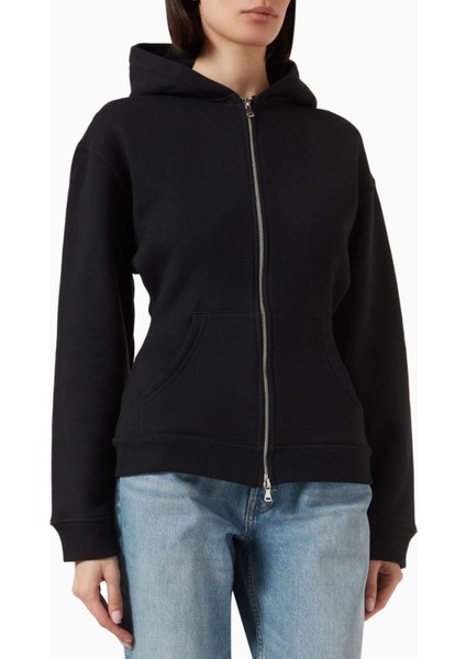 Pia Zip-Up Hoodie - Gri - Yüksek Kalite Kumaş ile Modern ve Şık Tasarım