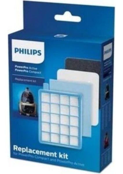 Mavi Powerpro Compact Hepa Filtre Seti Fc 9323/09, ve Yüksek Performanslı