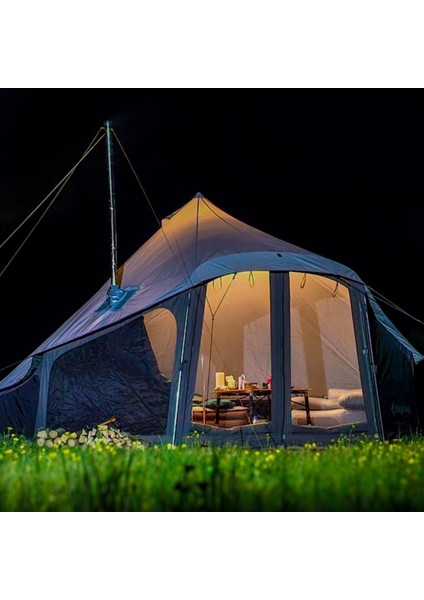Kingcamp Khan Lıght 400 Premium 4-6 Kişilik Glamping Çadır