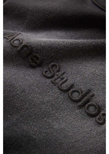 Siyah Logo Tişört - %100 Organik Pamuk - Crew Neck - Sprayed Fade-Out Etkisi ile Şıklık fırsatları