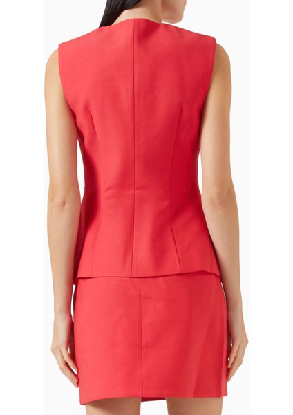 Pembe Rodborough Yelek - Dokuma Takım Elbise Kumaşı - 72% Polyester, 20% Viskoz, 3% Elastan modelleri