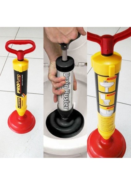 Sarı Renkli Lavabo ve Klozet Açıcı Pompa, Sağlam ve Kaliteli 1 Adet fiyatları