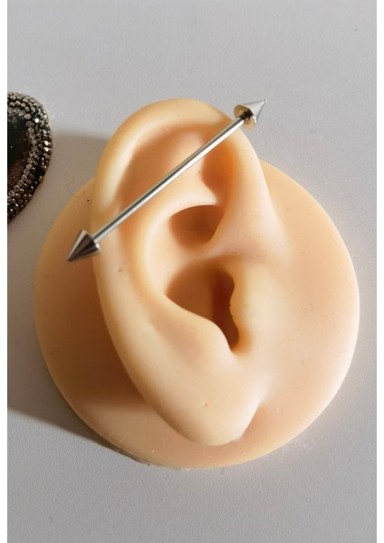 Cerrahi Çelik Spayk Endüstriel Piercing/ Köprü Piercing - Bar Uzunluğu 36 mm - 1 Adet fiyatları
