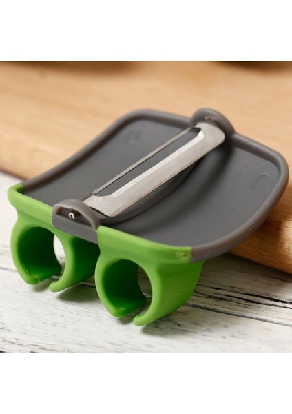 Yeşil Çelik Parmak Tutmalı Meyve ve Sebze Soyucu, Kolay Kullanım modelleri