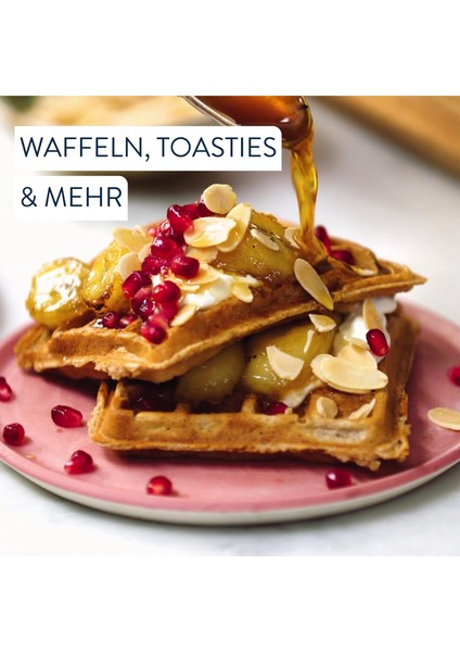 Jamie Oliver 2’si 1 Arada Tost ve Waffle Makinesi – Çıkarılabilir Plaka, Yapışmaz Yüzey, Kompakt Saklama indirimleri