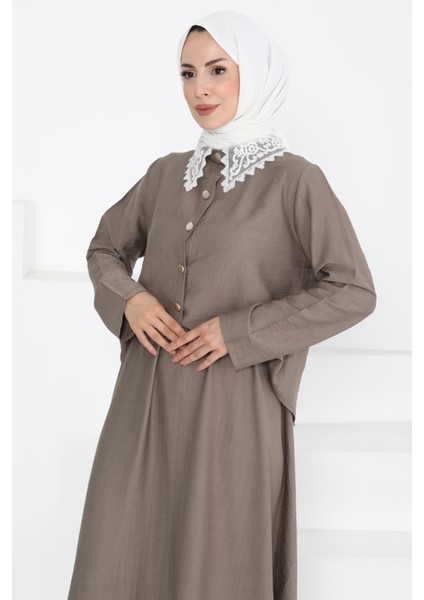 Dantel Yaka Ikili Takım Vizon - 27179 modelleri