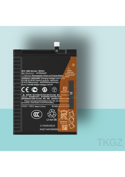 - Xiaomi Redmi Note 10 4g - BN5A - Batarya Pil Orijinal Sıfır