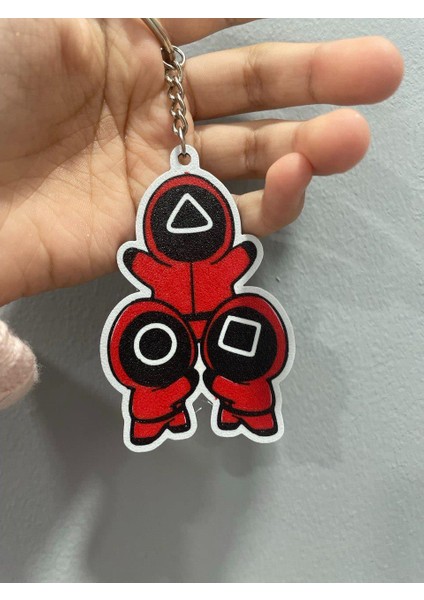 Squid Game Sevimli Figür Karakter Anahtarlık