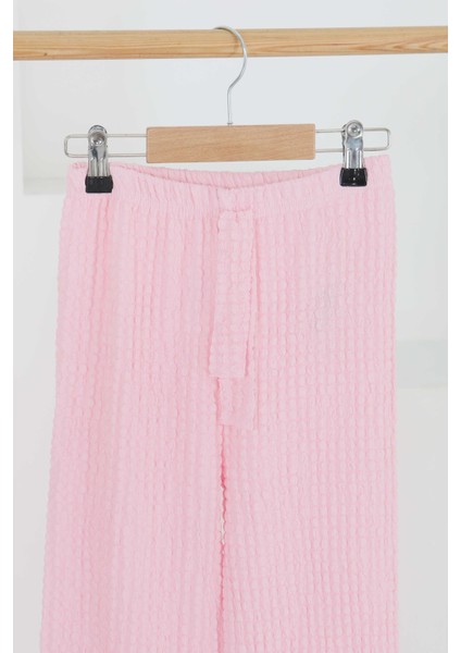 Kız Çocuk Pembe Beli Lastikli Pantolon - 27447 fiyatları