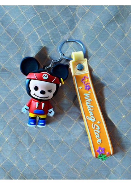 Büyük Silikon Anahtarlık & Çanta Süsü Turuncu