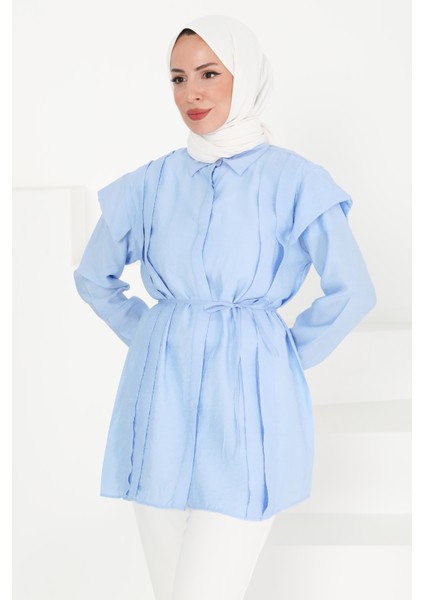 Bebe Mavi Tesettür Tunik 27435 fiyatları