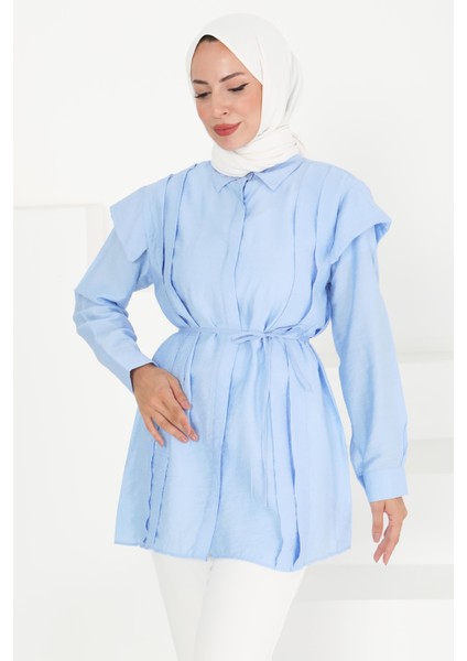 Bebe Mavi Tesettür Tunik 27435 modelleri