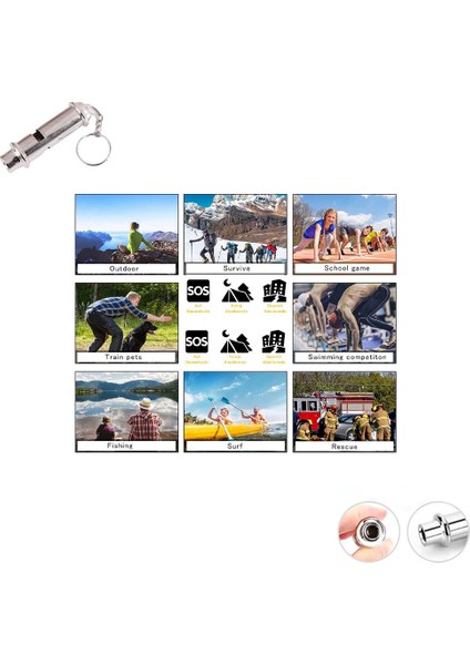 Yüksek Desibel Acil Imdat Düdüğü Çelik Islık Anahtarlık Kamp Yürüyüş Deprem Vb. Düdük Anahtarlık fiyatları