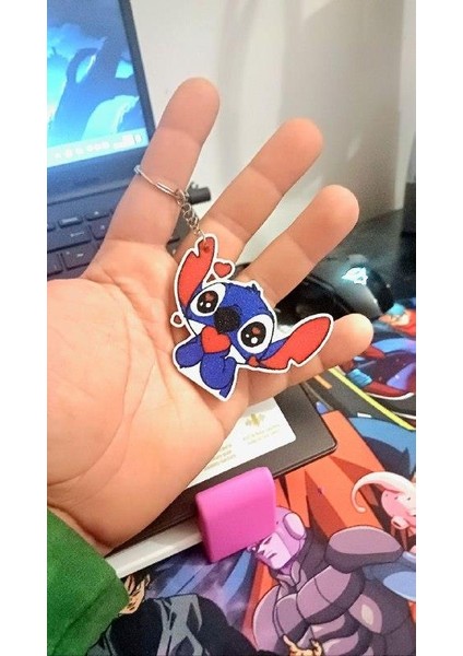 Stitch Aşk Sevgi Love Sevgi Sevimli Figür Karakter Anahtarlık