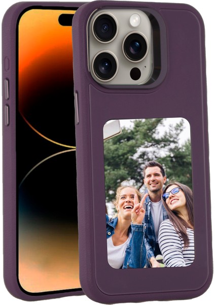 Ink Case iPhone 16 Pro Mor Nfc DIY Dijital Akıllı Kılıf 2025 Trend Apple Kılıf