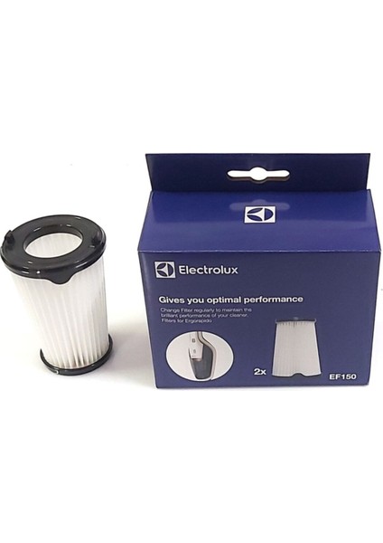 2'li Set Uyumlu Silindirik Hepa Filtre, Beyaz, Süpürge Aksesuarı