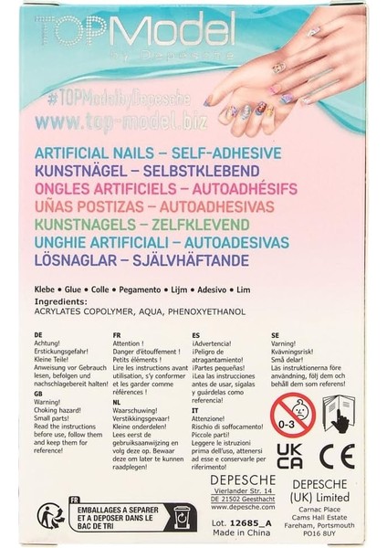 Topmodel Tırnak Çıkartma Lizzy, N/a fiyatları