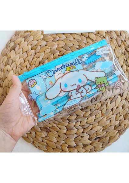 Sanrio Cinnamoroll Şeffaf Kalemlikli Kırtasiye Seti Sevimlihediyelikset fiyatları