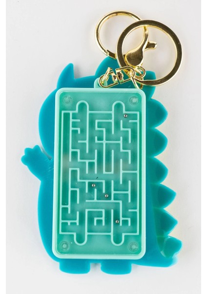 Hesap Makinesi Dino Mini Anahtarlıklı Labirent Oyunlu / Yeşil fiyatları